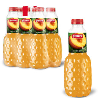 Granini Pfirsichsaft - 6 x 1 Liter Packung  incl. Pfand 1,50€