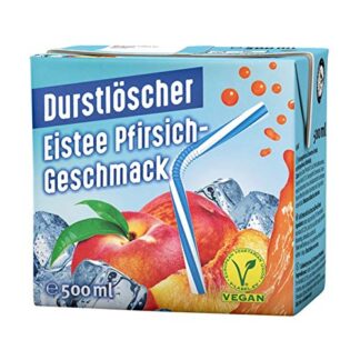 Durstlöscher Pfirsich 12 x 500 ml Pack.